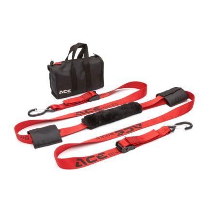 Kit sangle "Acebikes Buckle-up" pour fixation scooter sur remorque avec prise au guidon