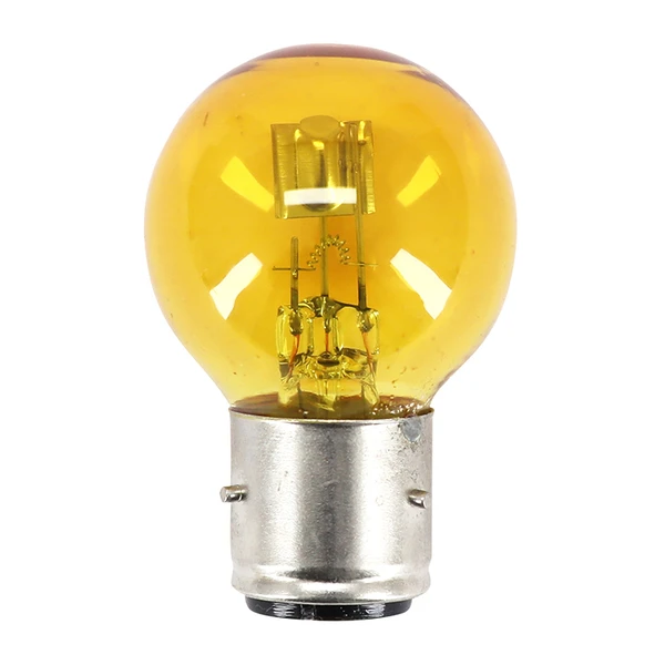 Ampoule BA21D Jaune code/phare Vespa Acma 12V 35/35W