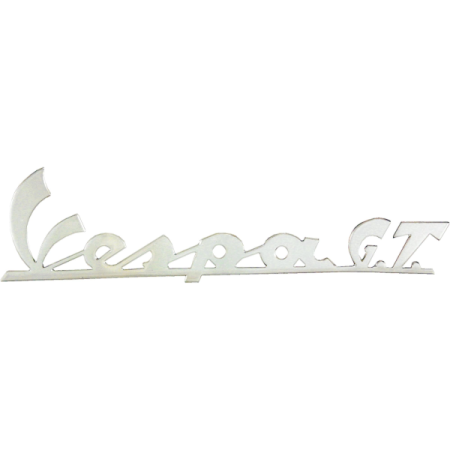 Sigle de tablier "Vespa GT" pour Vespa 125 GT Italien