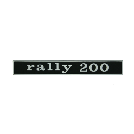 Sigle arrière "Rally 200" pour Vespa 200 Rally 10824>