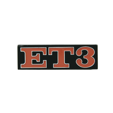 Sigle arrière "ET3"