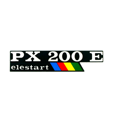 Sigle d'aile "PX 200 E Elestart" pour Vespa PX Arco