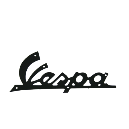 Sigle de tablier "Vespa" noir pour Vespa VNA/VNB