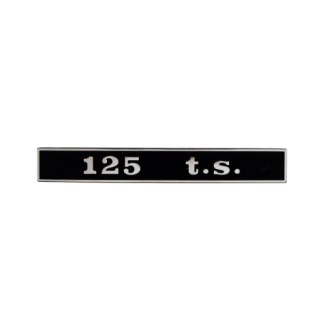 Sigle arrière "125 TS" pour Vespa 125 TS