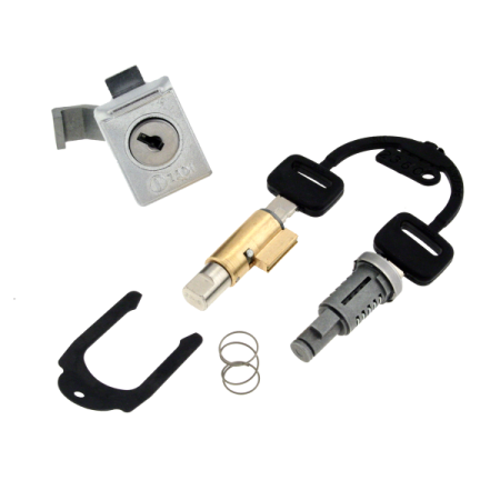Kit serrure 3 pièces "Zadi" en 4mm pour Vespa PX
