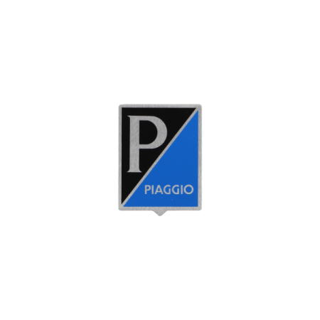 Emblème "Piaggio" rectangulaire en Alu à coller