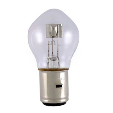 Ampoule BA20D Blanche code/phare Vespa 6V 25/25W