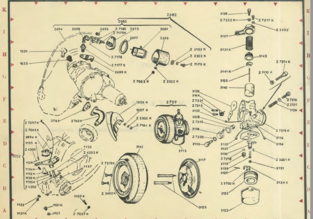 Allumage et carburation Acma 55-58 Planche 2